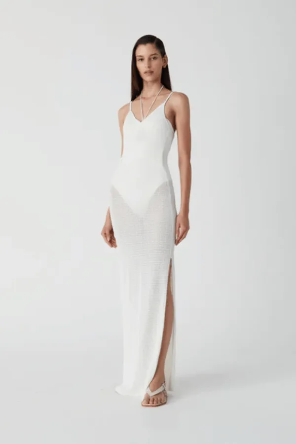 Clemency Maxi Dress Ivory