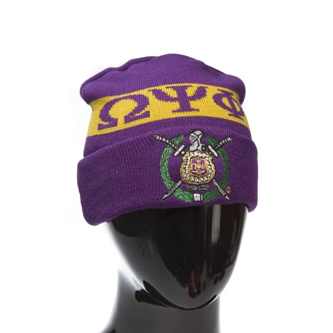 Coat of Arms Beanie - Omega Psi Phi