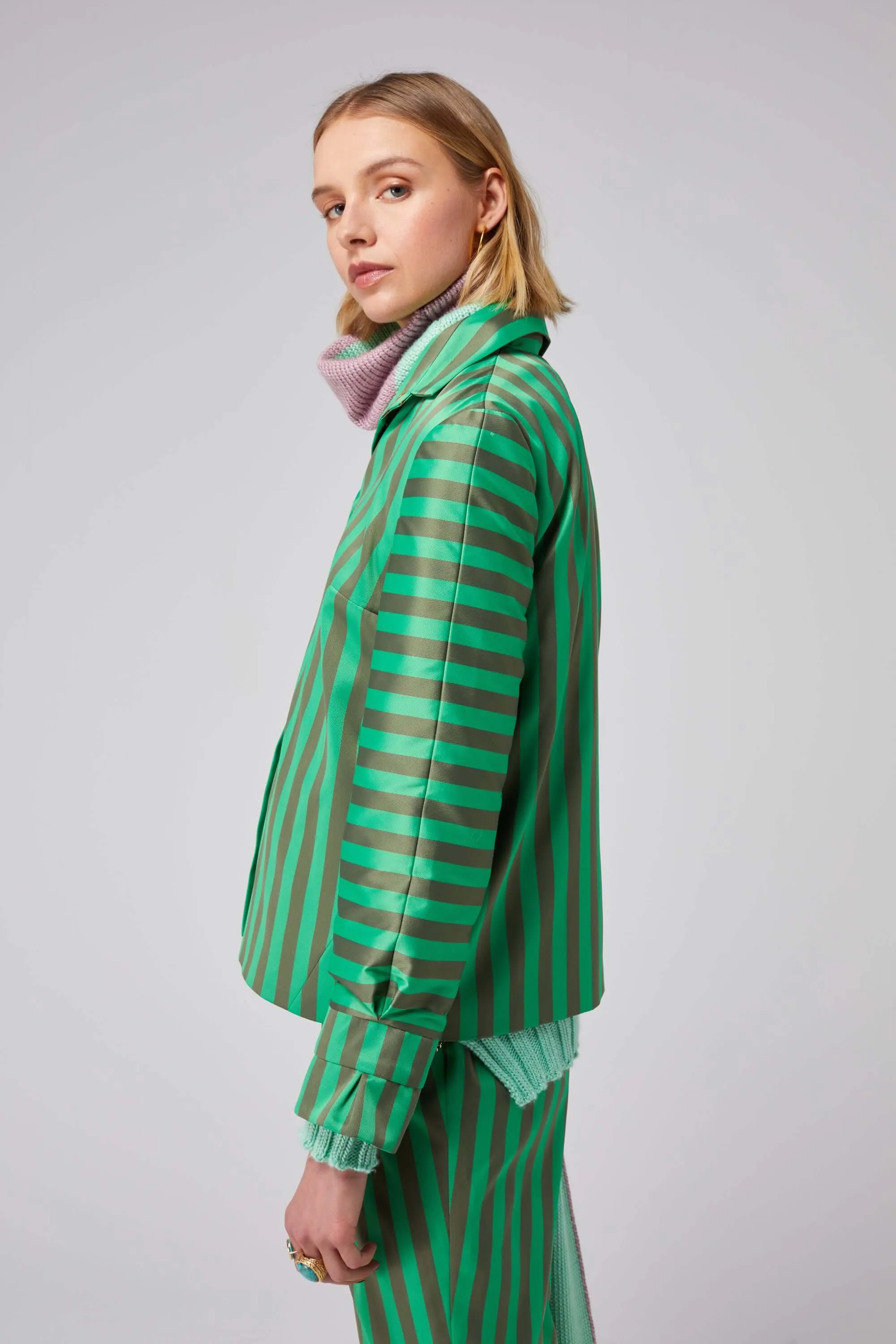 Coco jacket in Wimbledon stripes