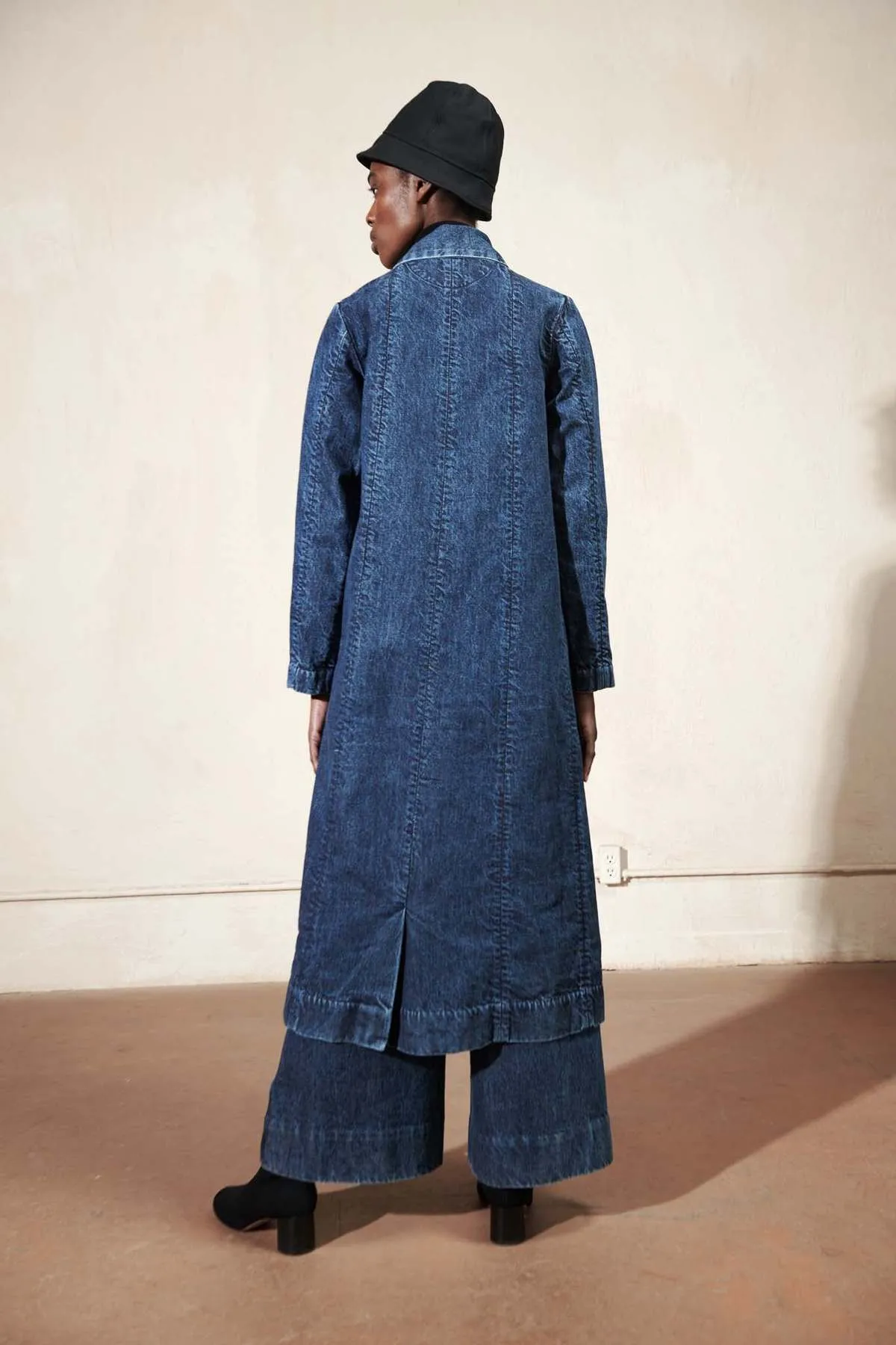 CONRAD CAR COAT - Denim