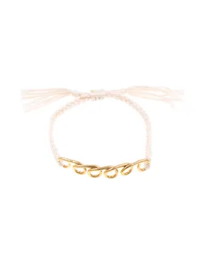 Cream Ansa Woven Bracelet