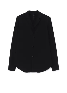 CREPE de CHINE HYBRID SHIRT-JACKET