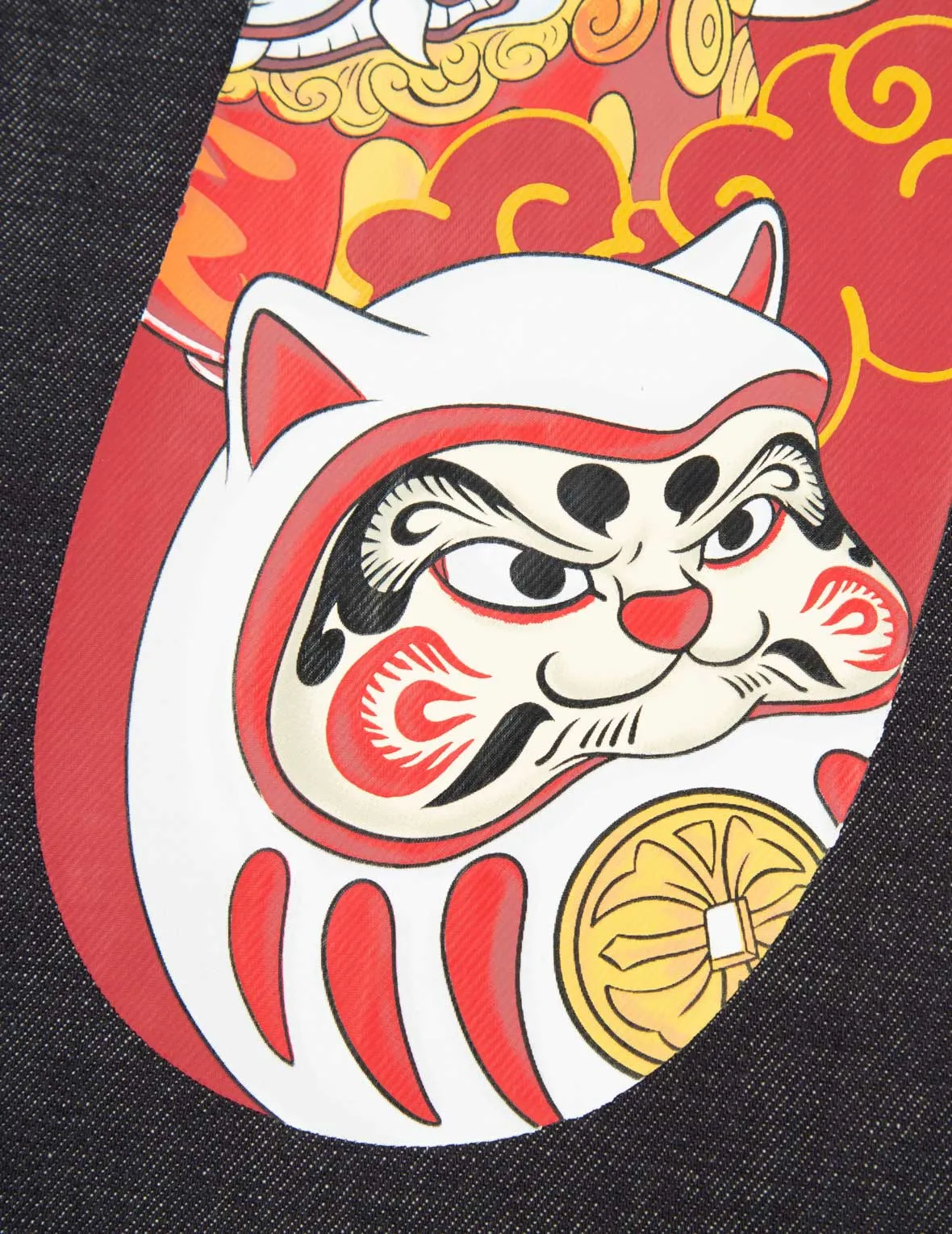 Daruma Buddies Daicock Print Slim Fit Jeans #2010