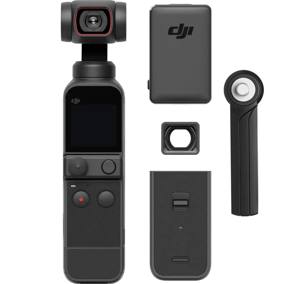 DJI Osmo Pocket 2 Camera Creators Combo Set 4K  Recorder 3-Axis Gimbal Stabiliser