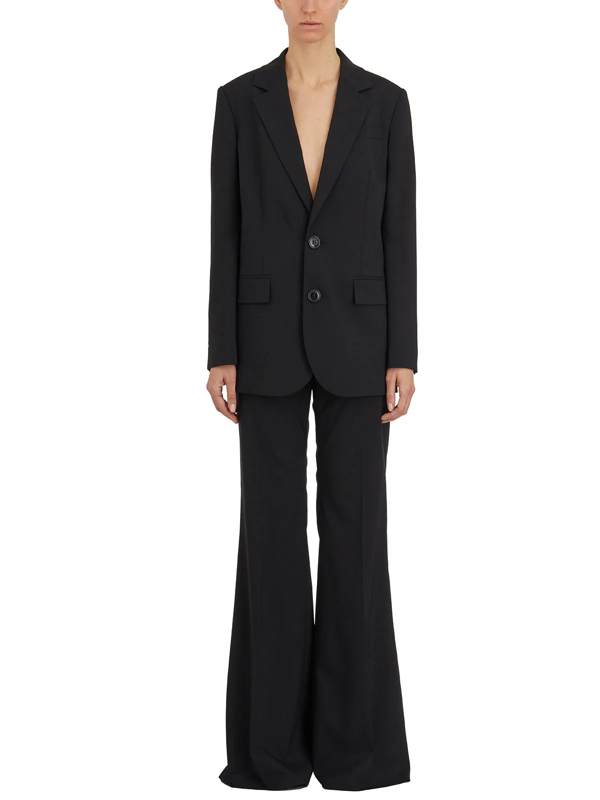 DSQUARED2 Classic Black Suit Jacket and Trousers for the Modern Woman