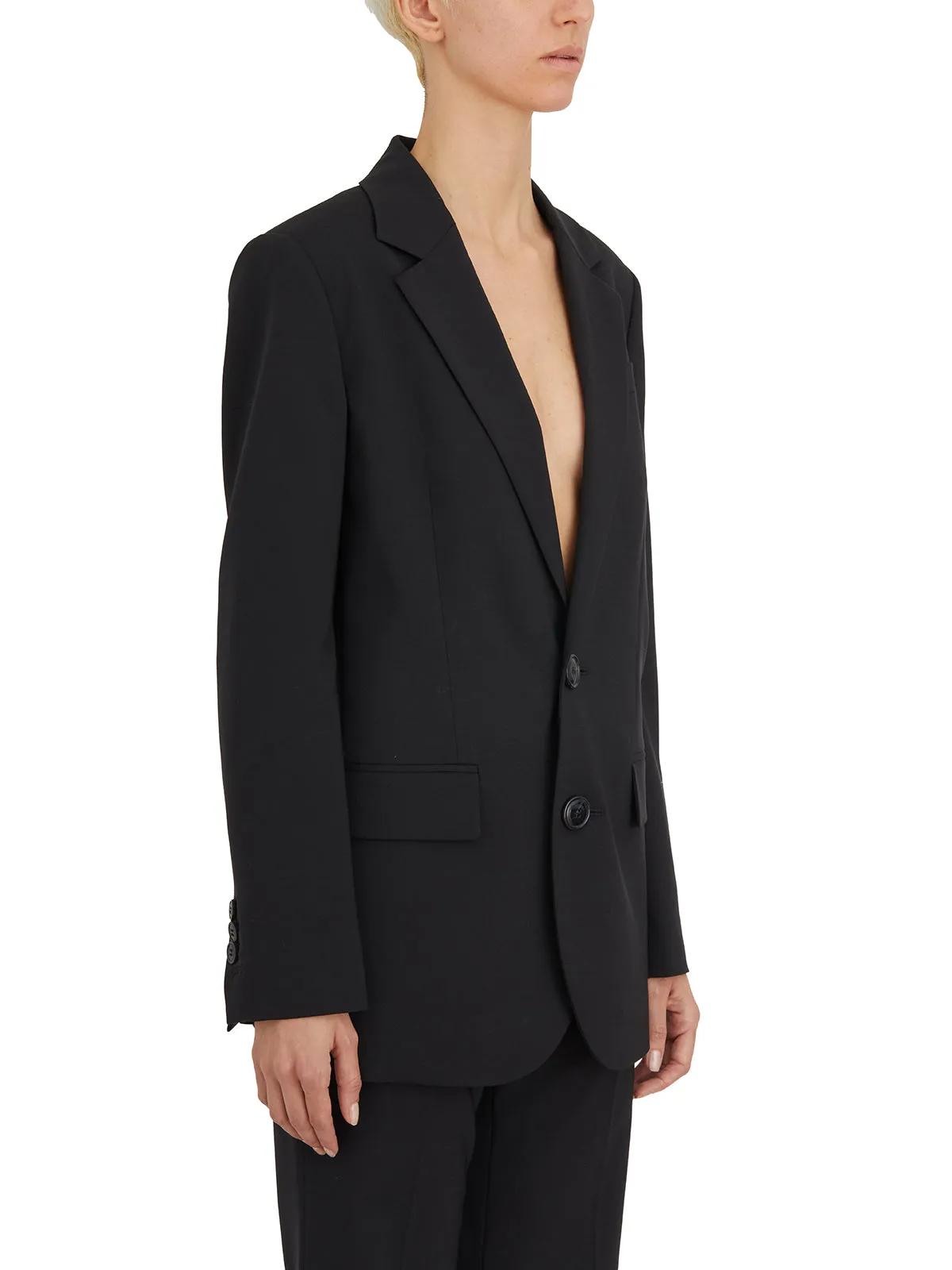 DSQUARED2 Classic Black Suit Jacket and Trousers for the Modern Woman