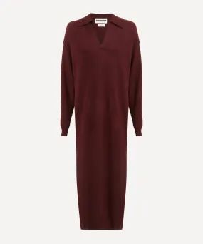 Dylan Cashmere Polo Maxi-Dress