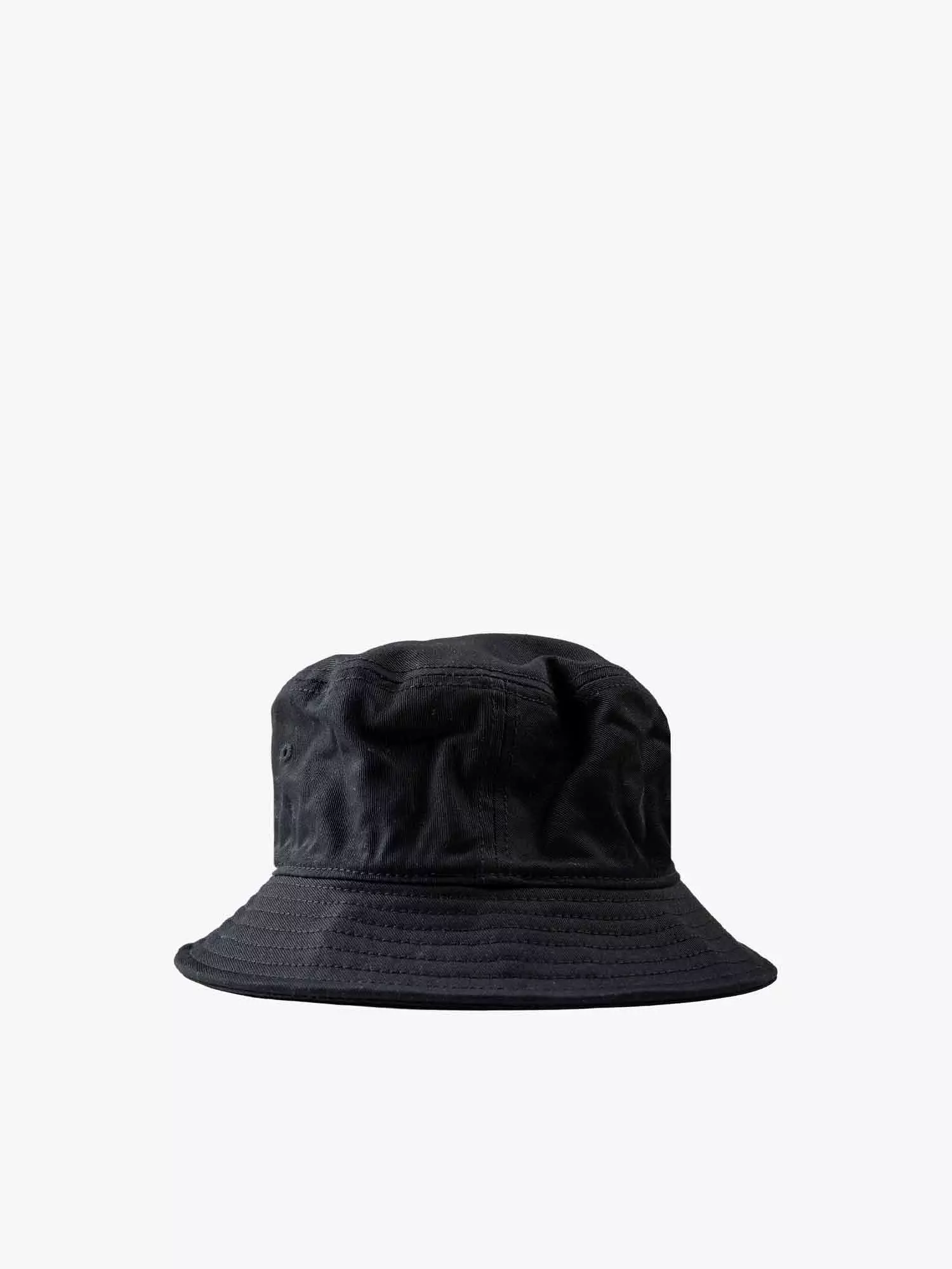 Empire Embroidered Logo Bucket Hat - Black / White