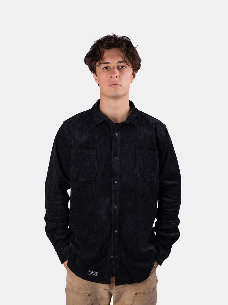 Empire Whale Of A Time Corduroy Shirt - Black