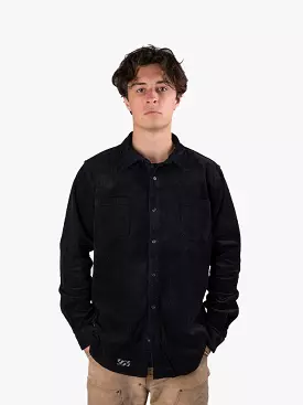 Empire Whale Of A Time Corduroy Shirt - Black