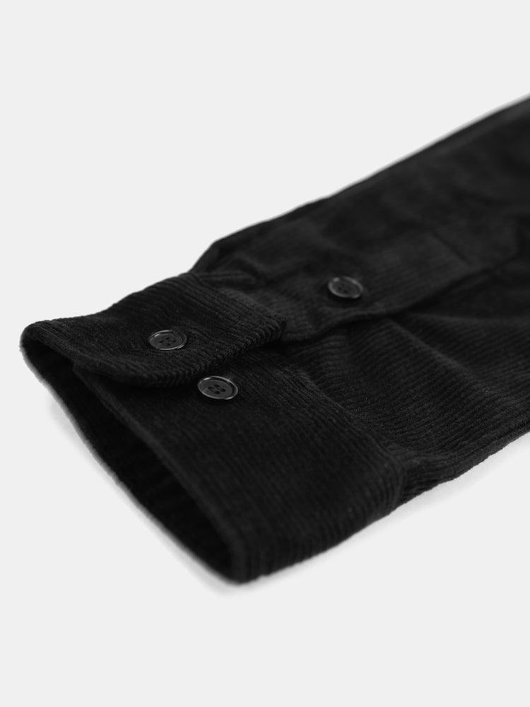 Empire Whale Of A Time Corduroy Shirt - Black