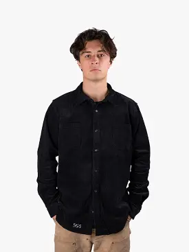 Empire Whale Of A Time Corduroy Shirt - Black