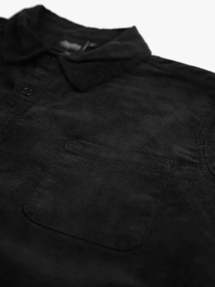 Empire Whale Of A Time Corduroy Shirt - Black