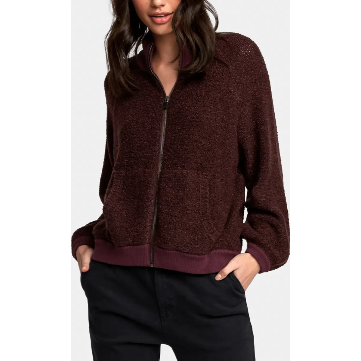 ERRATIC ZIP SWEATER