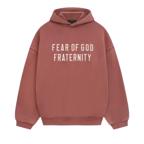 Fear of God Essentials Heavy Fleece Hoodie Crimson