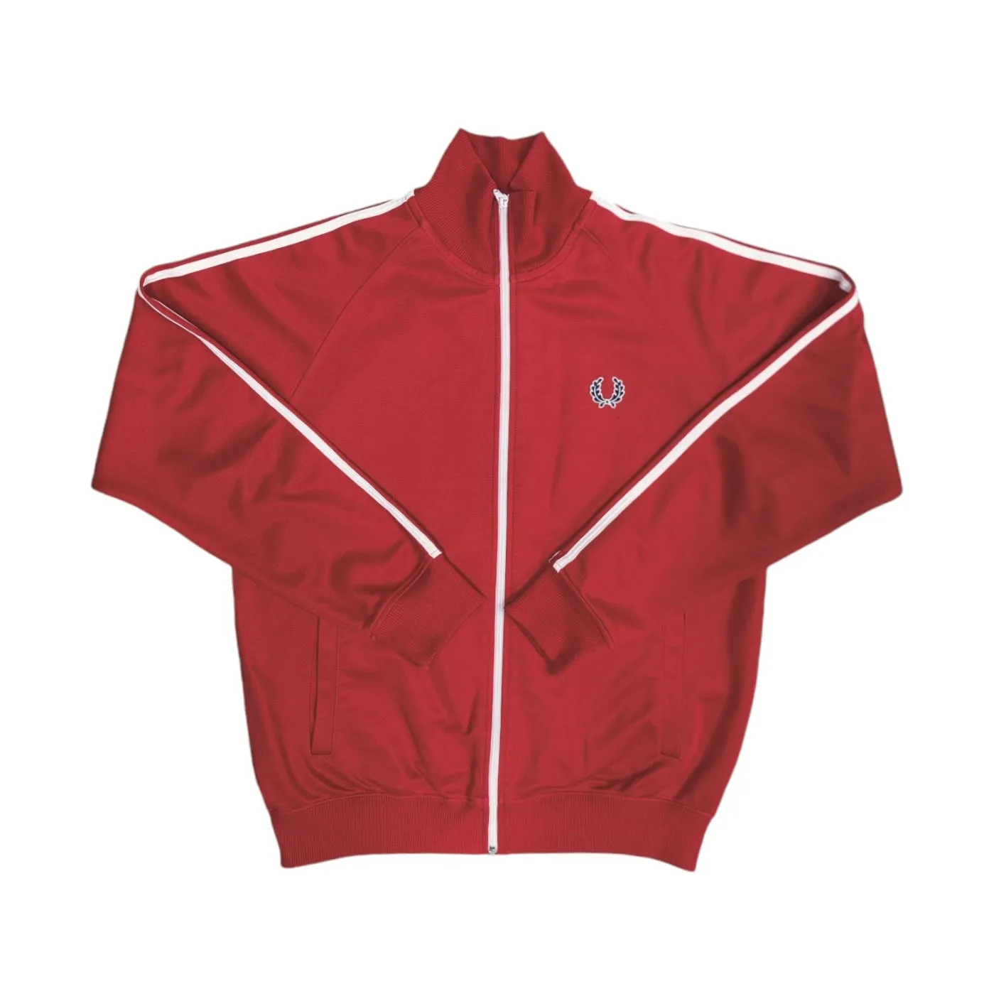 Fred Perry Red White Track Jacket