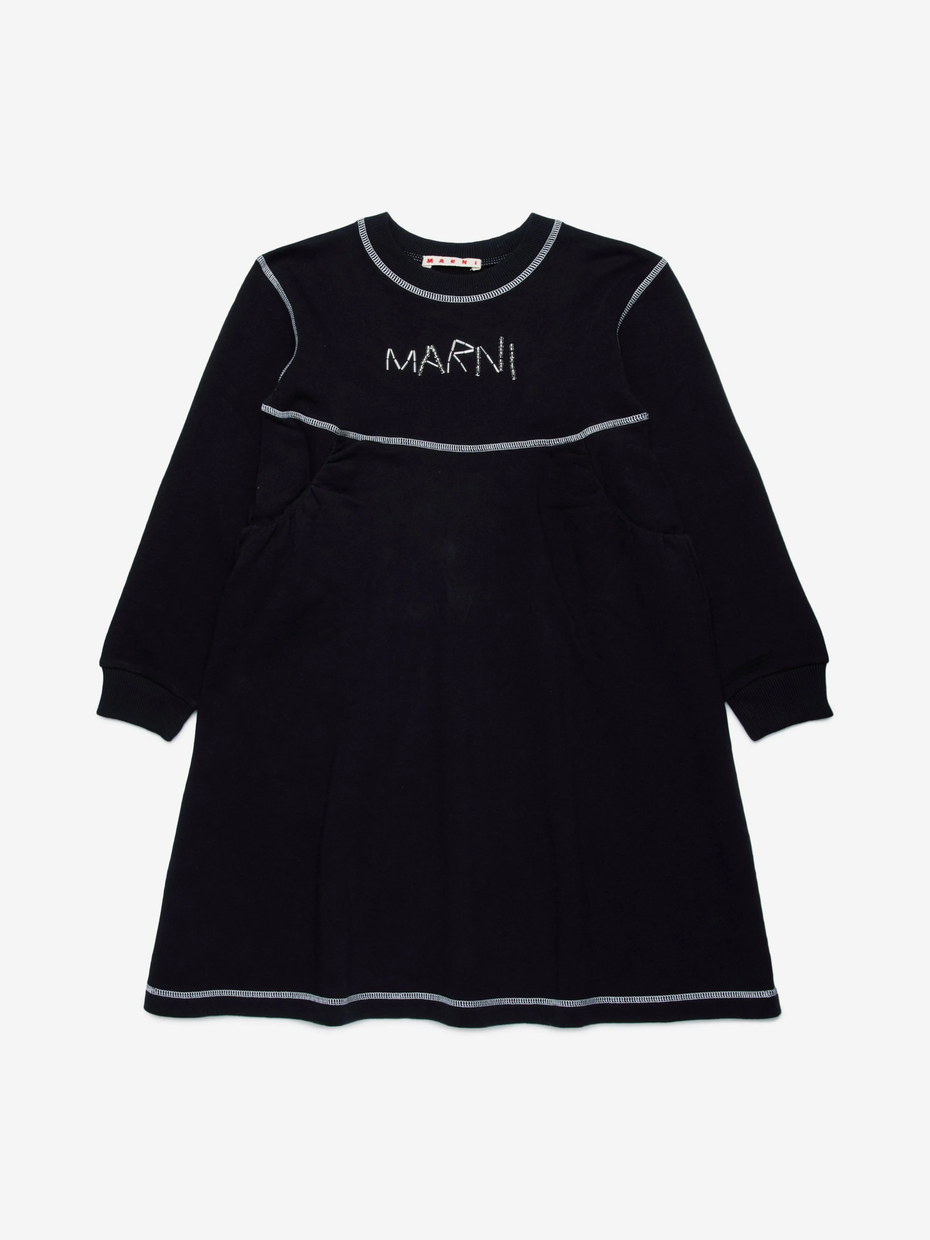 Girls Sweater Dress in Black