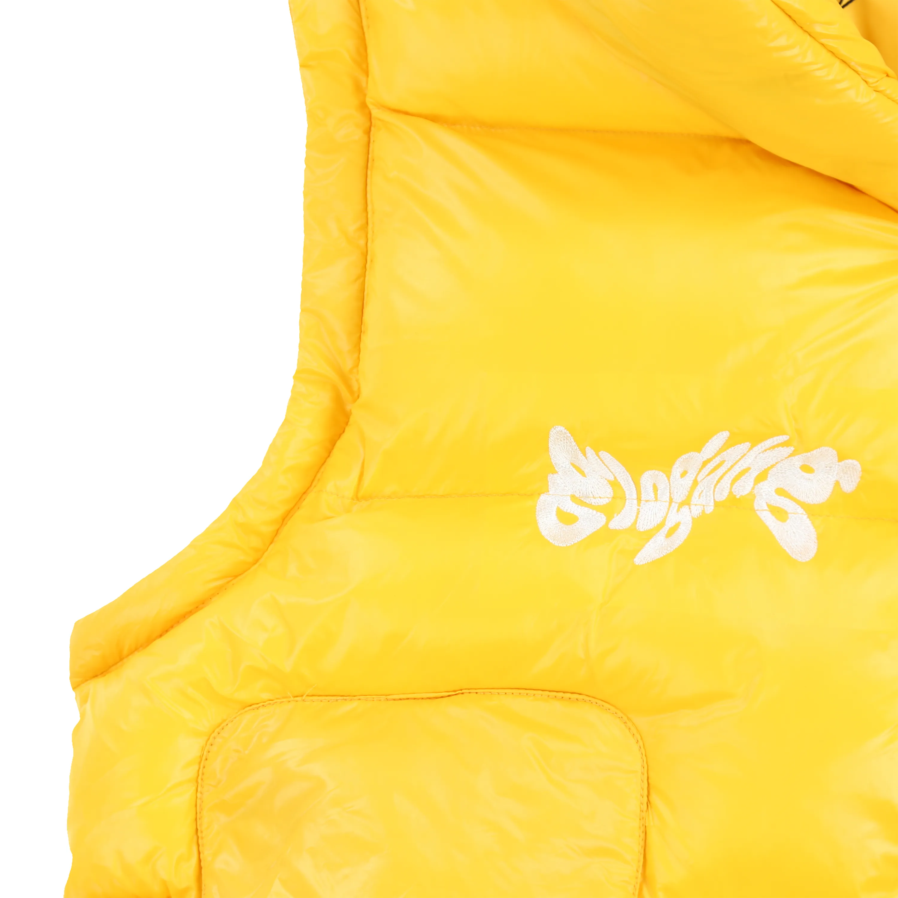 Glocler Flare Collar Puffer Jacket (Yellow)