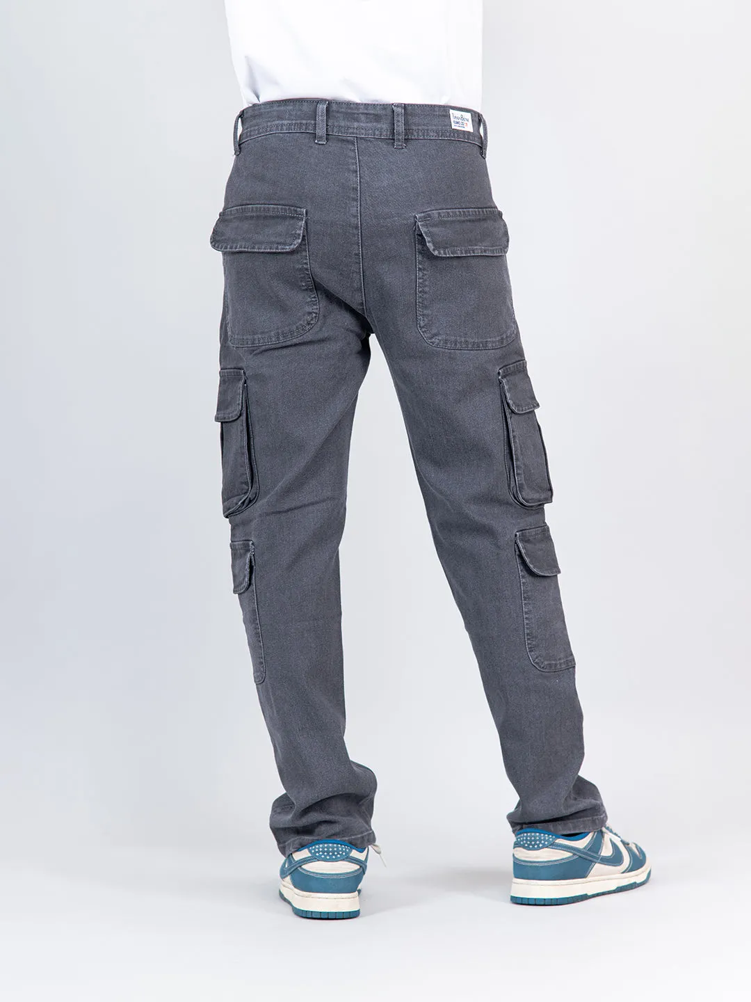 Grey Cargo Jeans