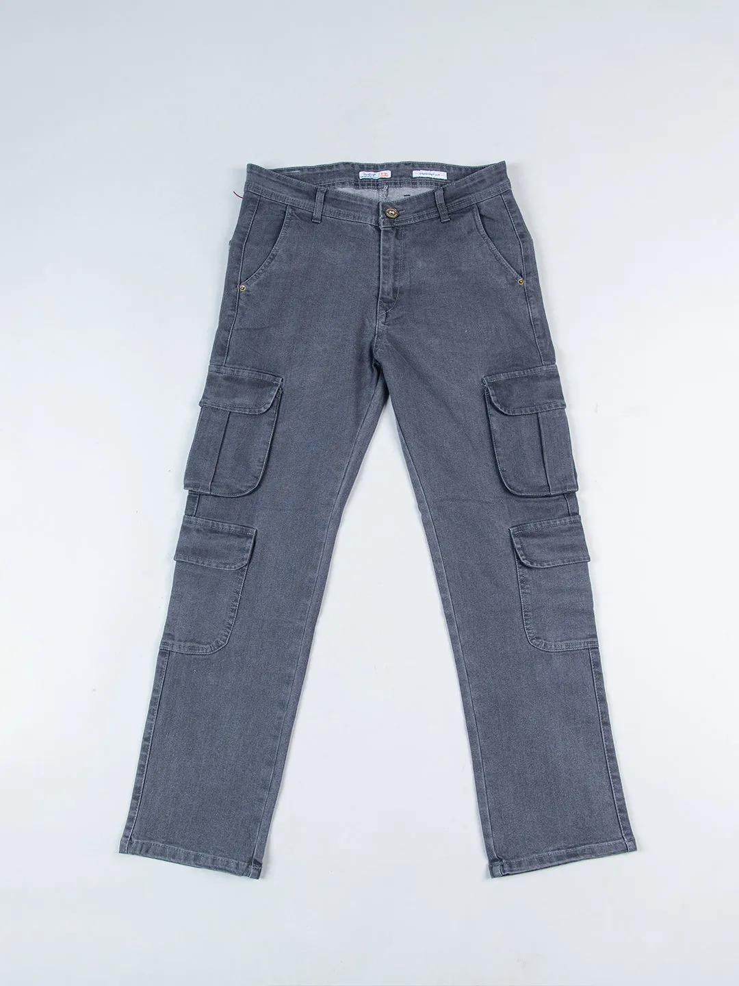 Grey Cargo Jeans