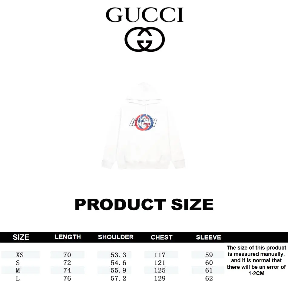 Gucci Chinese Year of the Dragon Collection Double G embroidered printed hooded sweatshirt 1.30