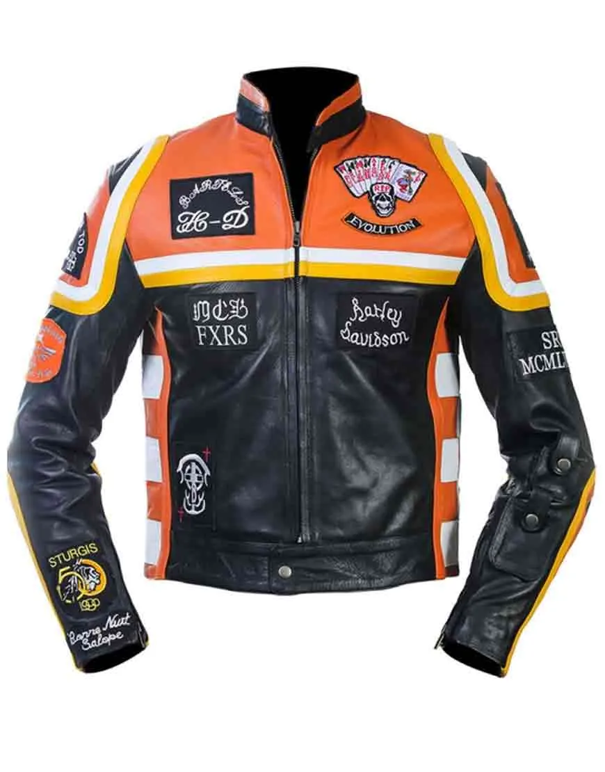 Harley Davidson and The Marlboro Man Jacket with Patches