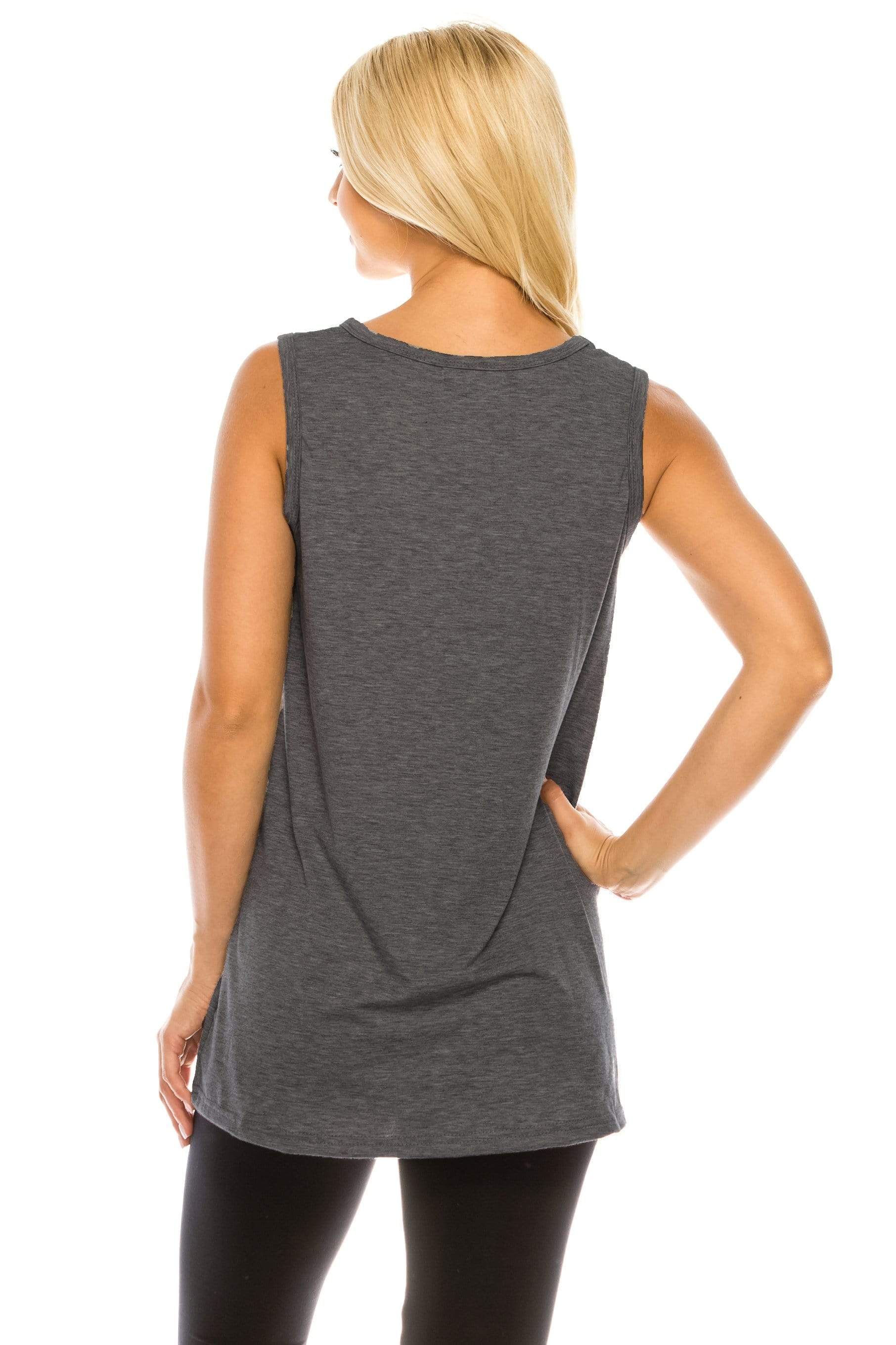 Haute Edition Women's Mama Bear Loose Fit Tank top. Plus size available