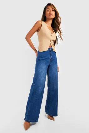 High Waisted Wide Leg Jeans