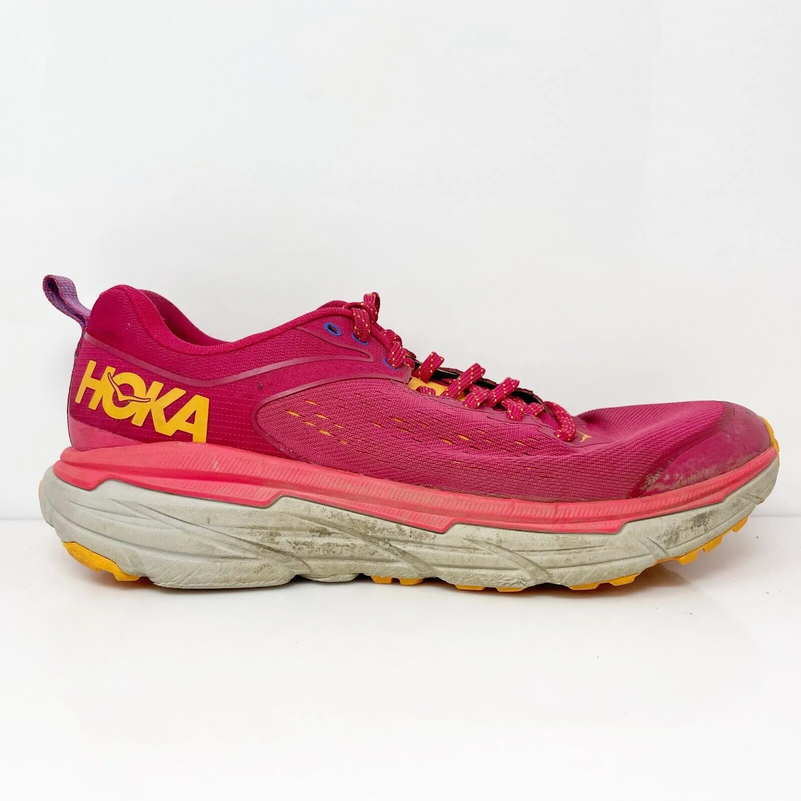 Hoka One One Womens Challenger ATR 6 1106512 Pink Running Shoes Sneakers Sz 10 B