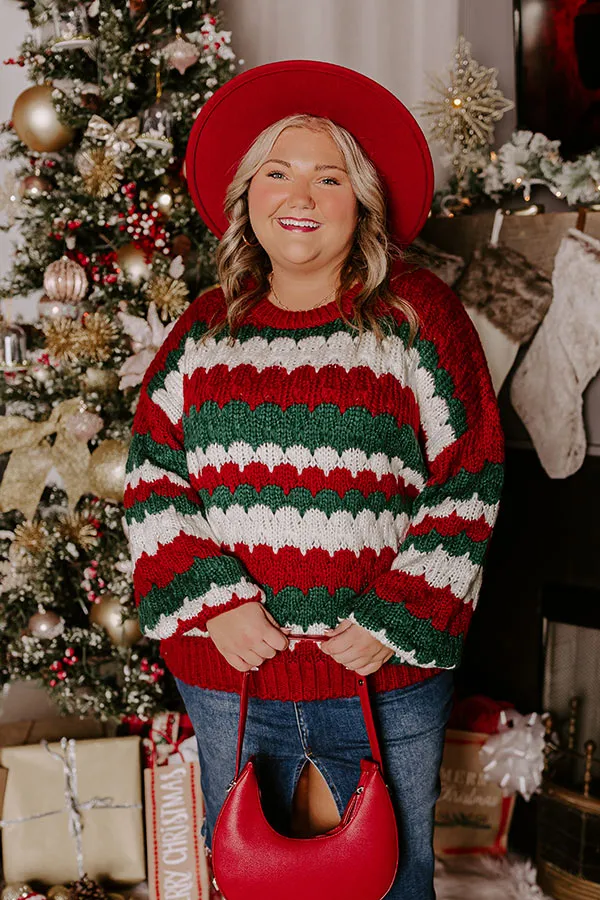 Holiday Cheer Knit Sweater Curves