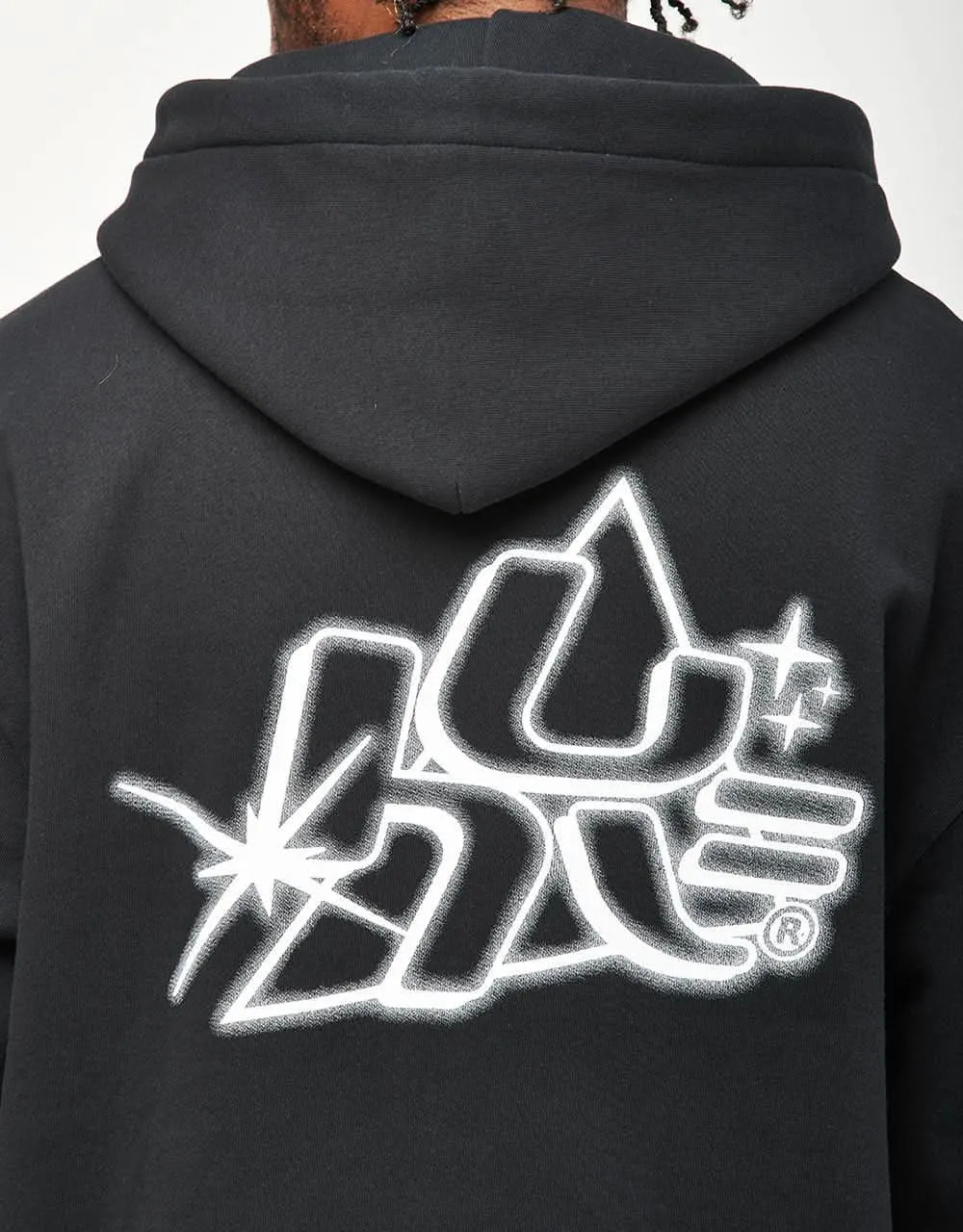 HUF Glow Pullover Hoodie - Black