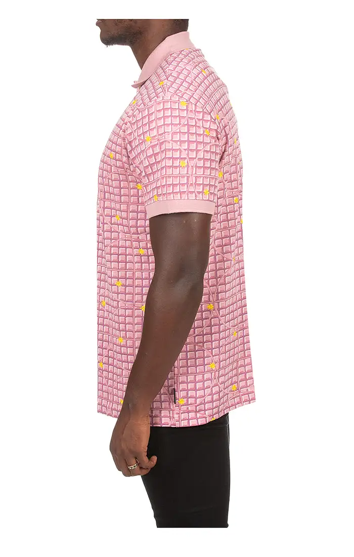 IceCream Pink Waffles SS Polo