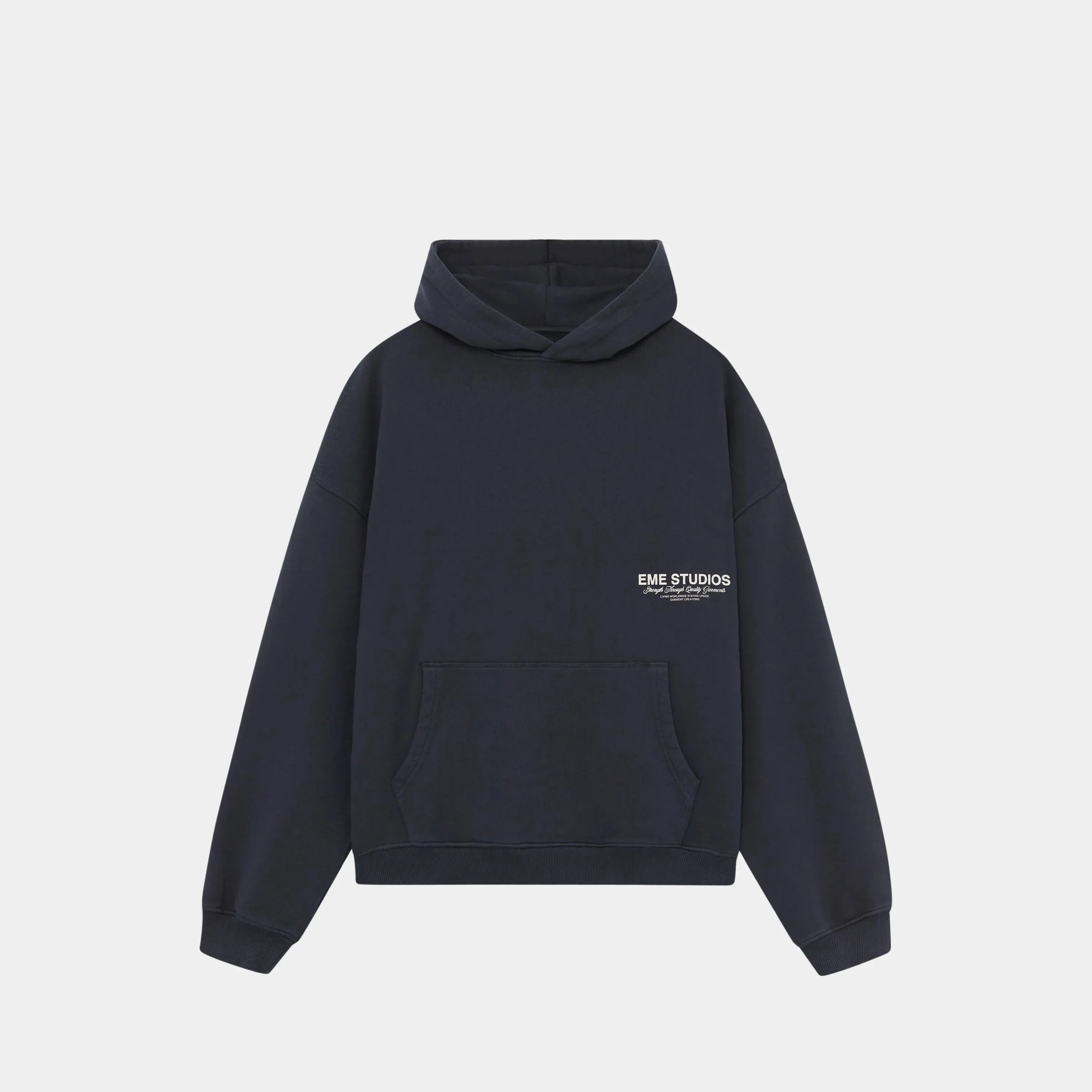 Iconic Navy Oversized Hoodie