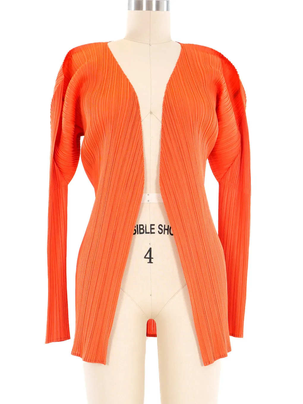 Issey Miyake Pleats Please Orange Plisse Jacket