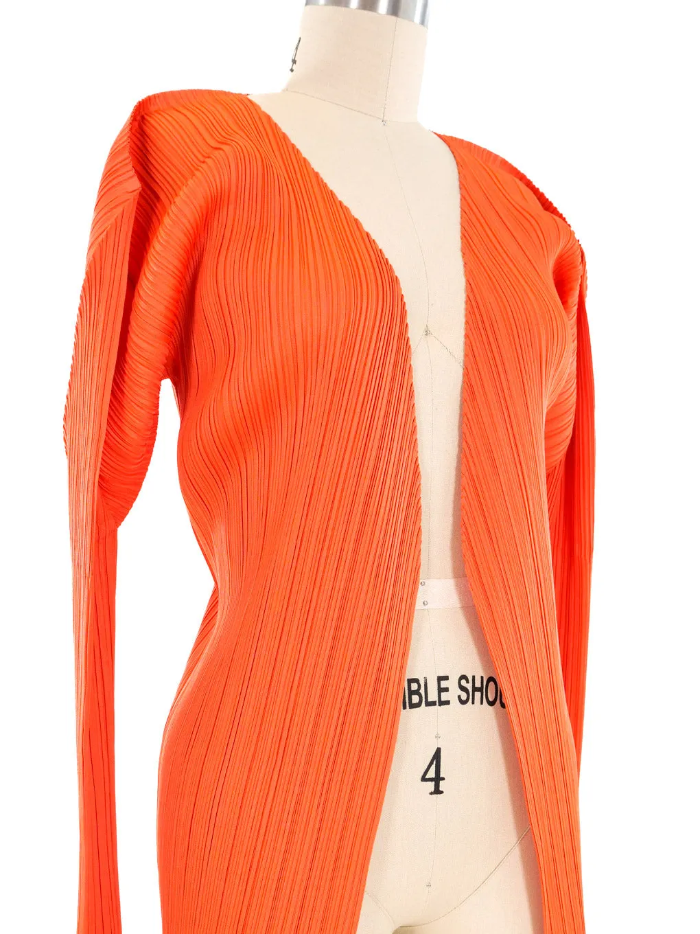 Issey Miyake Pleats Please Orange Plisse Jacket