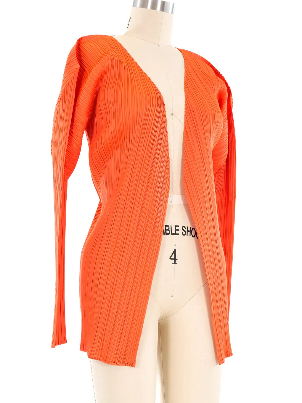 Issey Miyake Pleats Please Orange Plisse Jacket