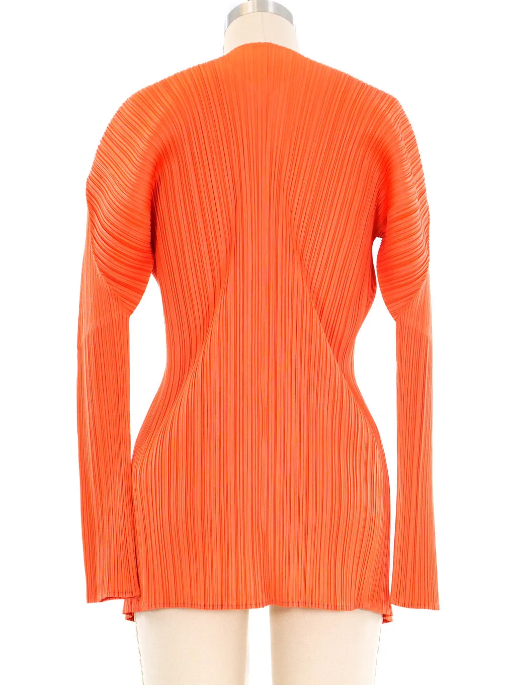 Issey Miyake Pleats Please Orange Plisse Jacket