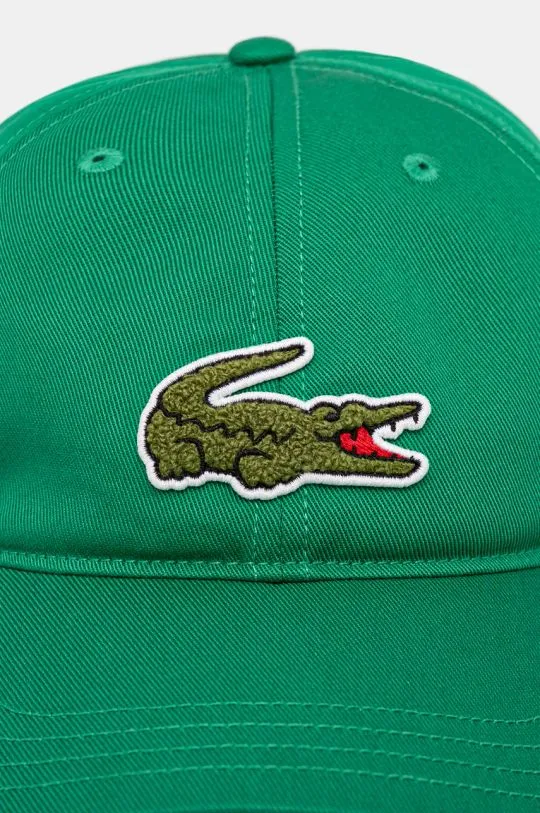 Lacoste baseball cap green color with an application RK3186