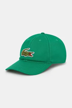 Lacoste baseball cap green color with an application RK3186