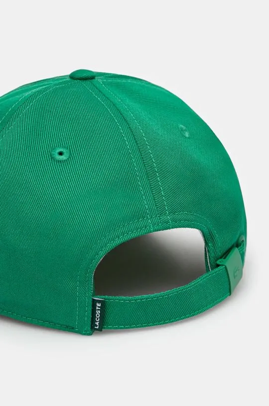 Lacoste baseball cap green color with an application RK3186