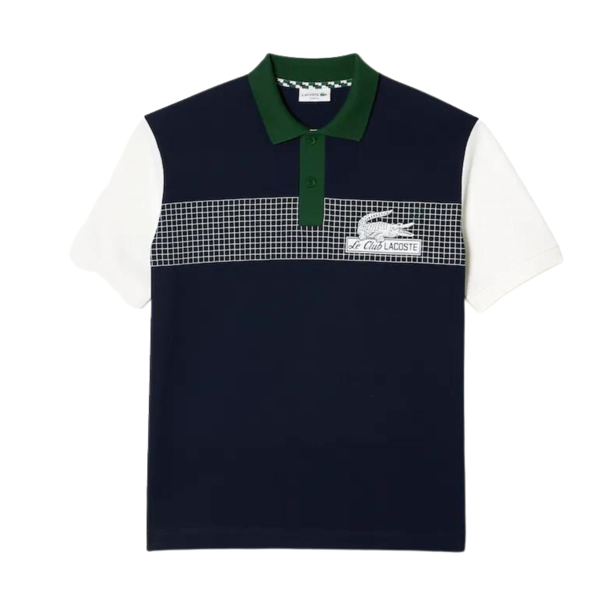 Lacoste Le Club Loose Fit Organic Cotton Polo (Navy)