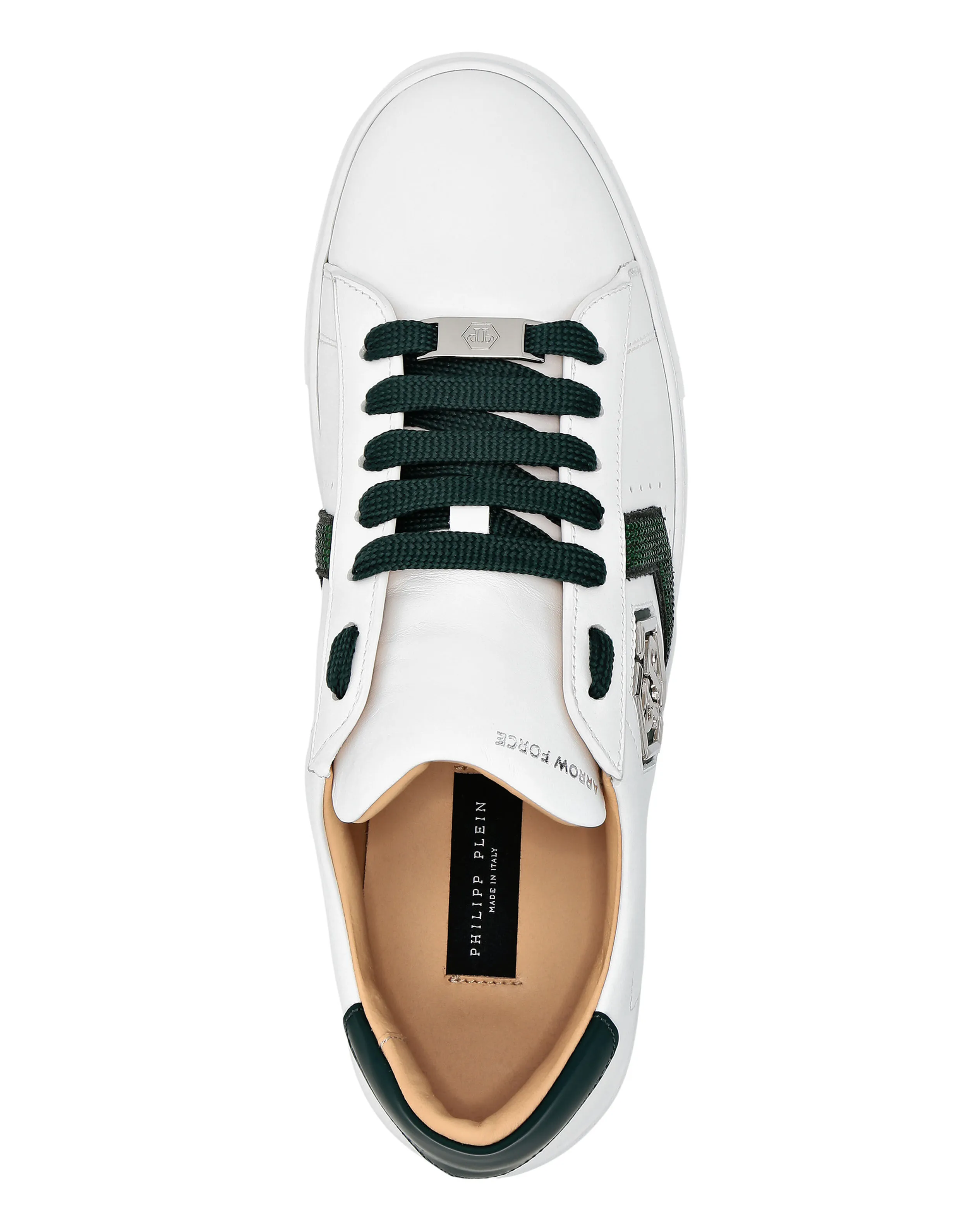 Lo-Top Leather Arrow Force Strass Sneakers
