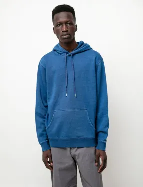 Loopback Overhead Hoody - Real Indigo