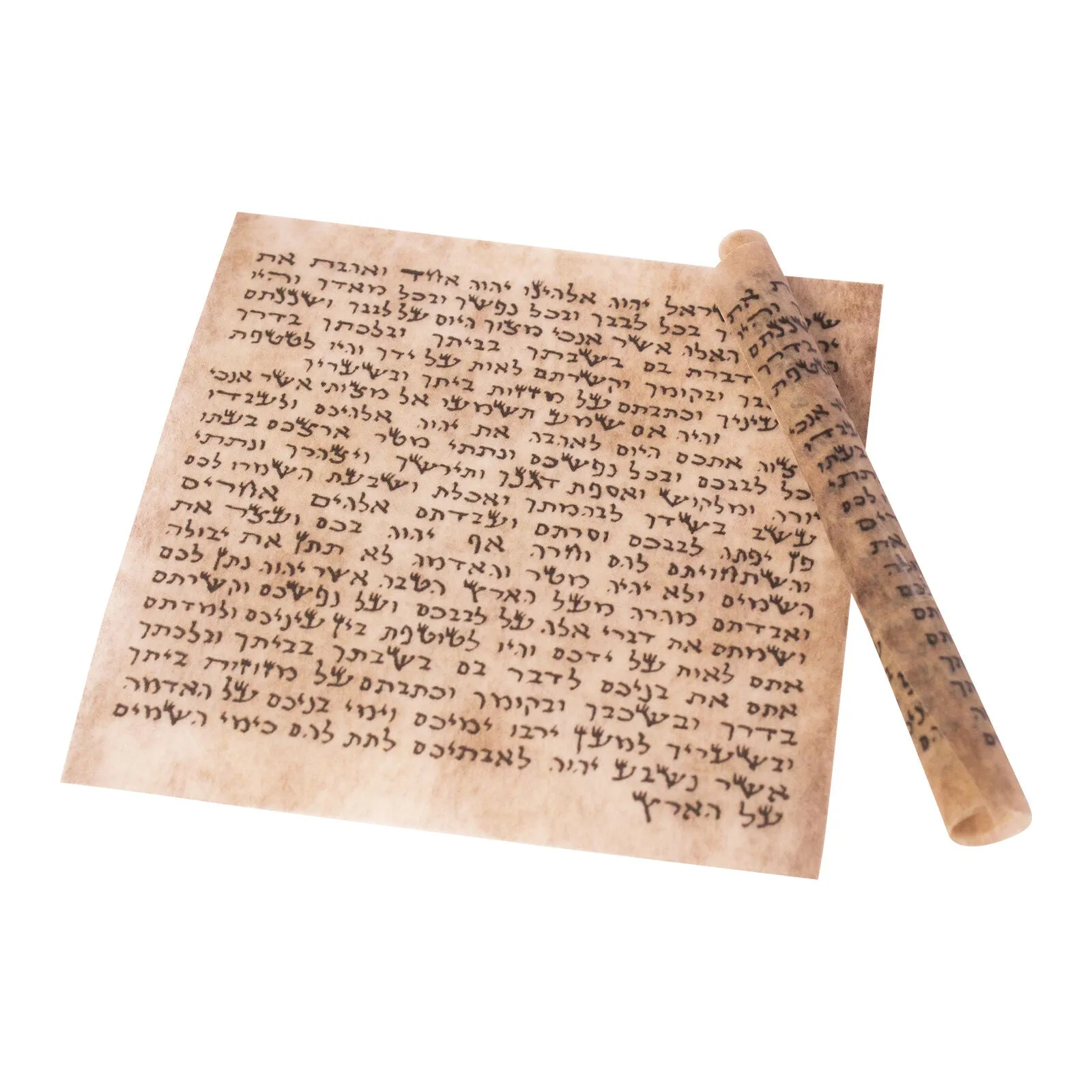 Lot of 100pcs 4 Scrolls KlafMezuzah Case Sacred Jewish Parchment Paper Printed