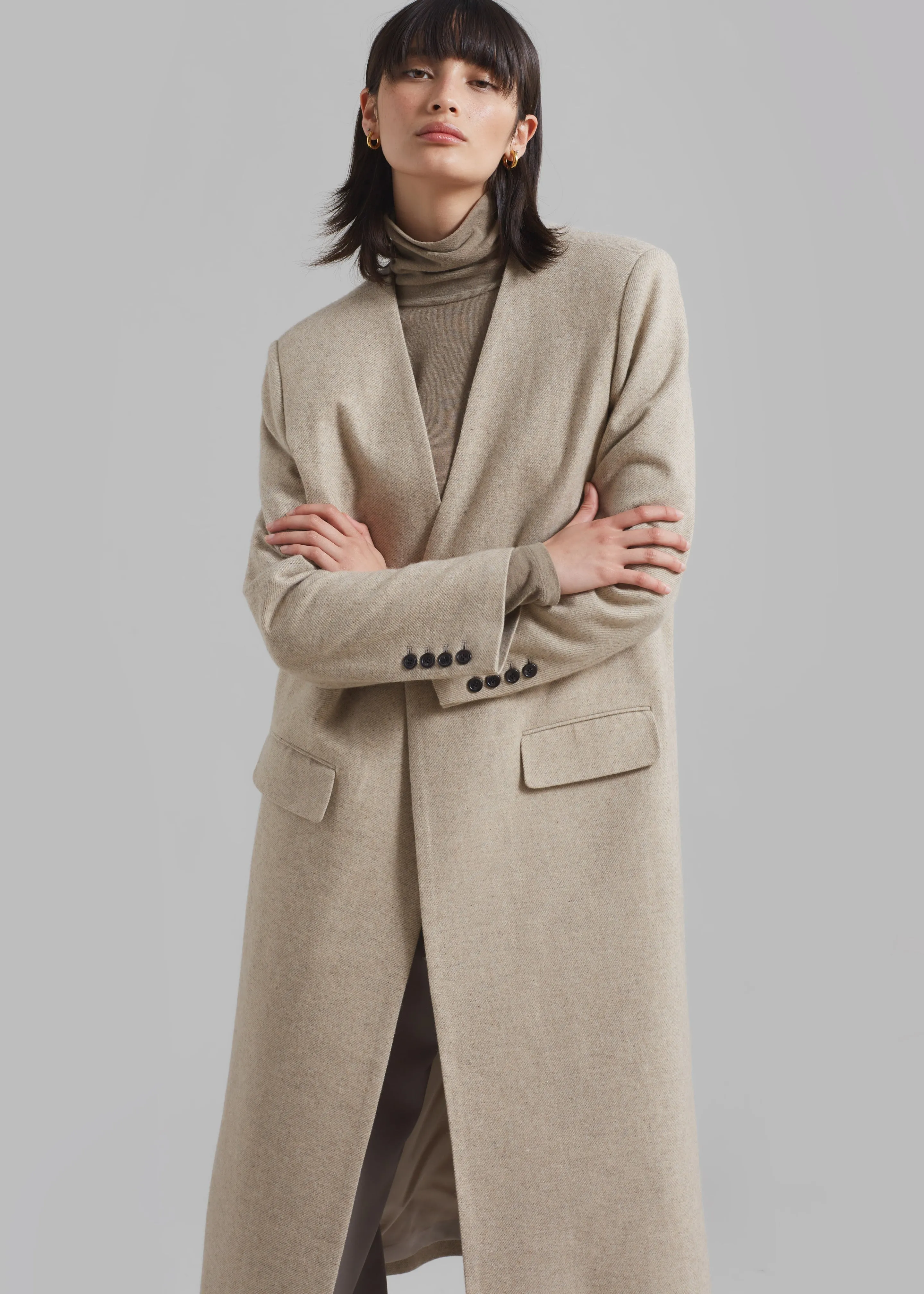 Lyla Wool Coat - Beige