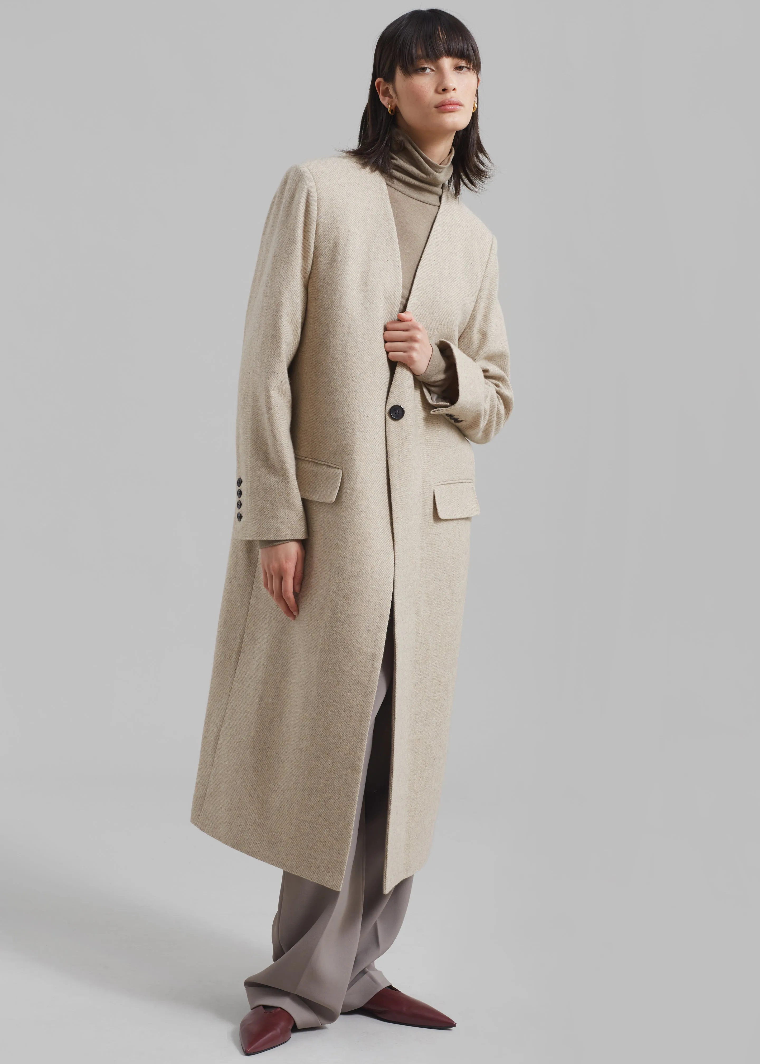 Lyla Wool Coat - Beige