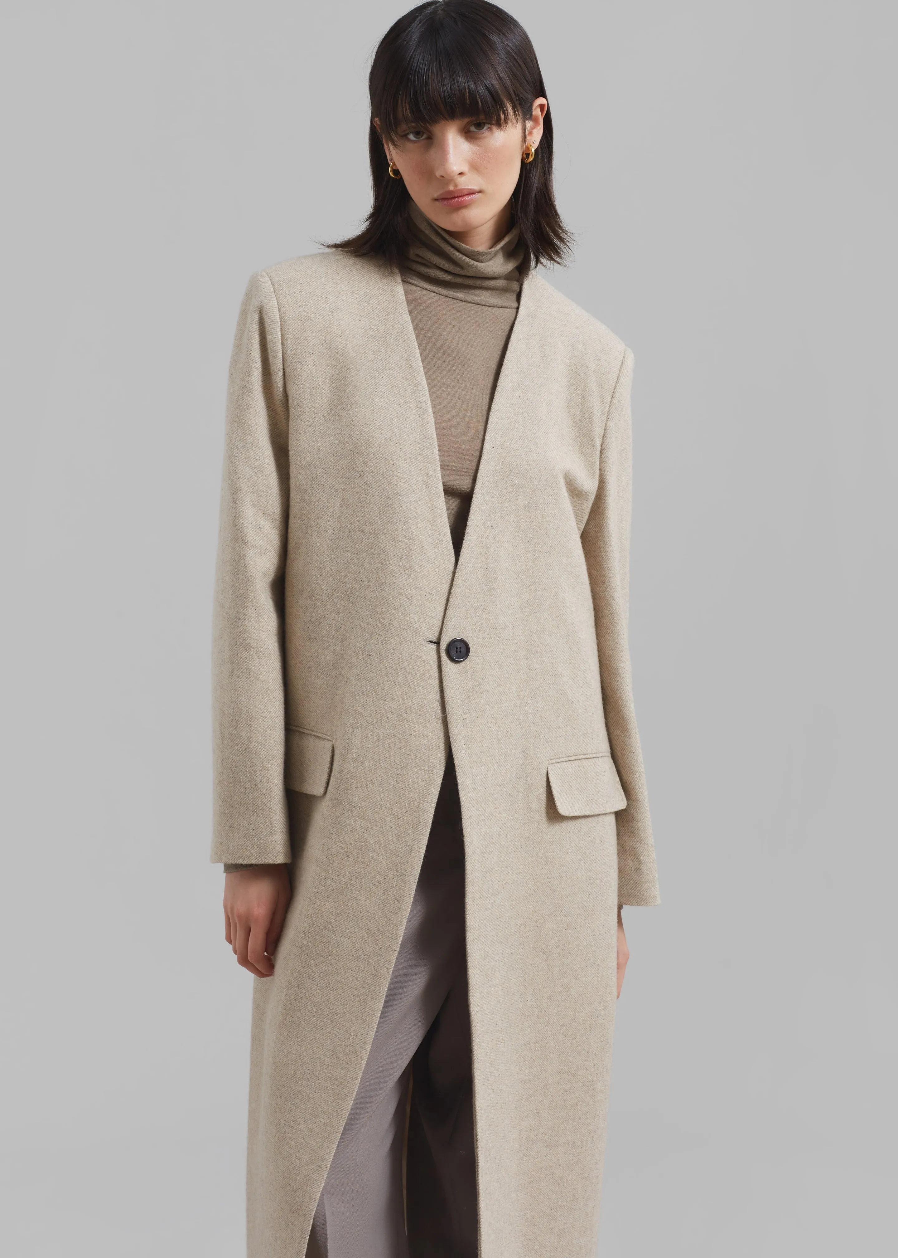 Lyla Wool Coat - Beige