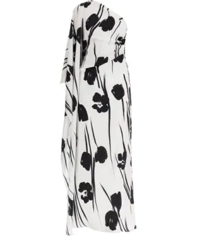 Max Mara maxi one-shoulder dress