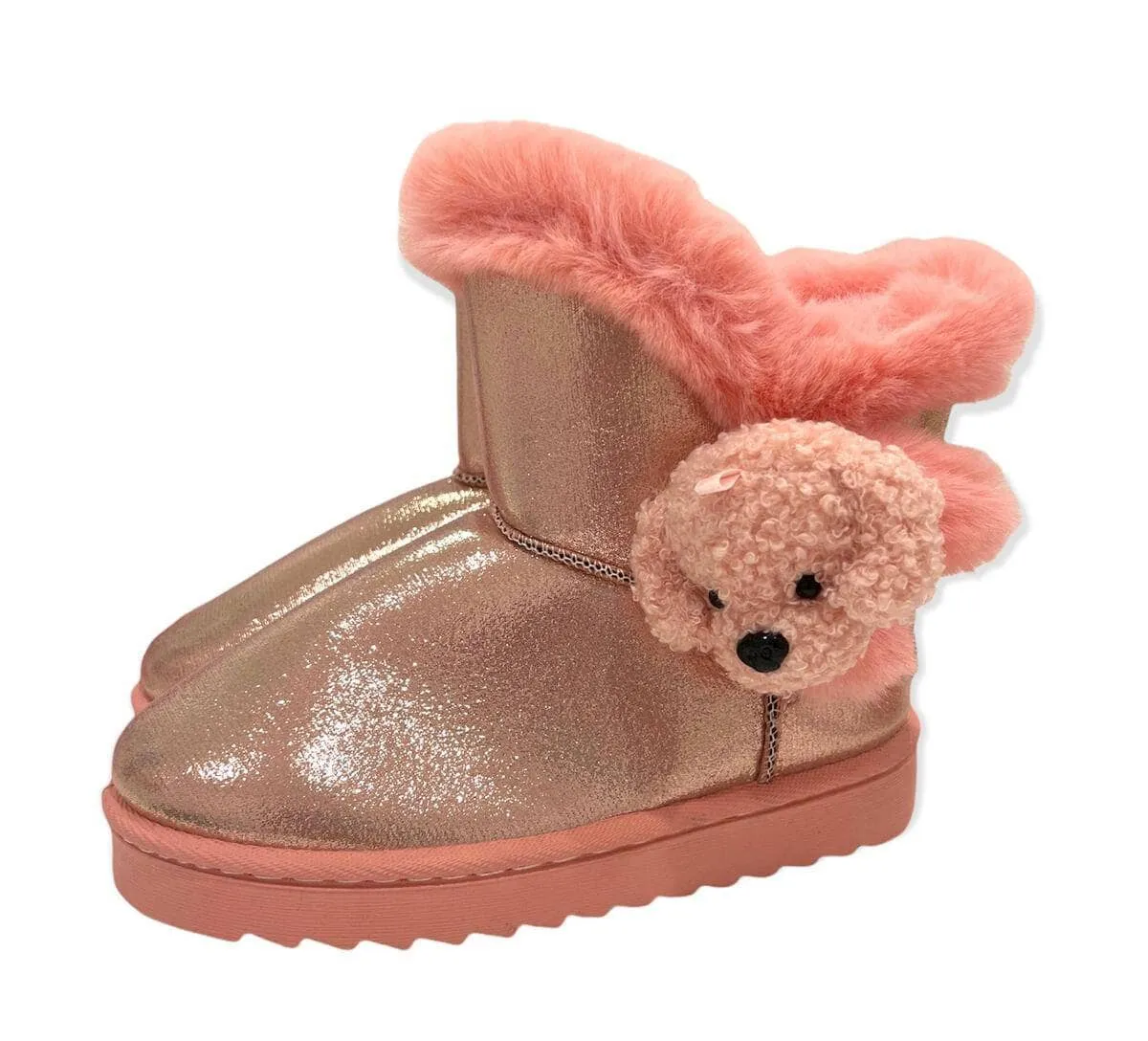 Metallic Poodle Boots