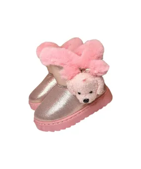 Metallic Poodle Boots